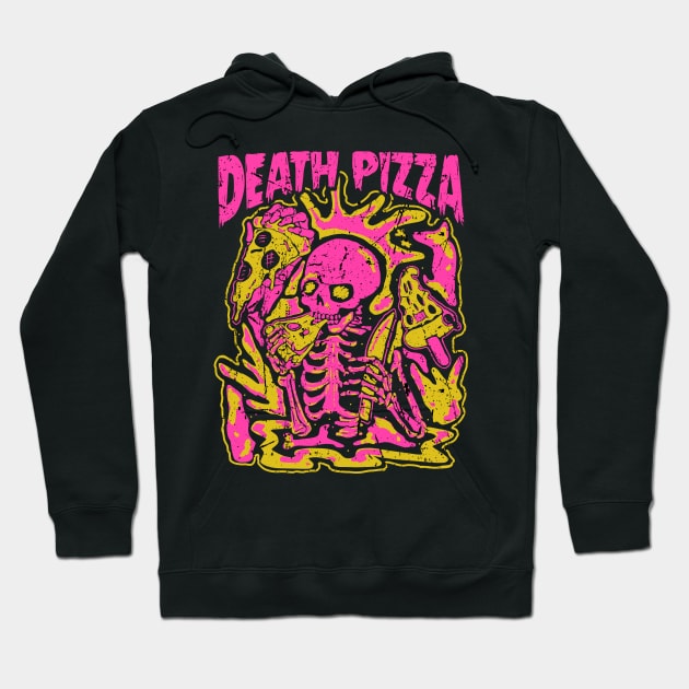 Death Pizza Hoodie by sapstudiodesign